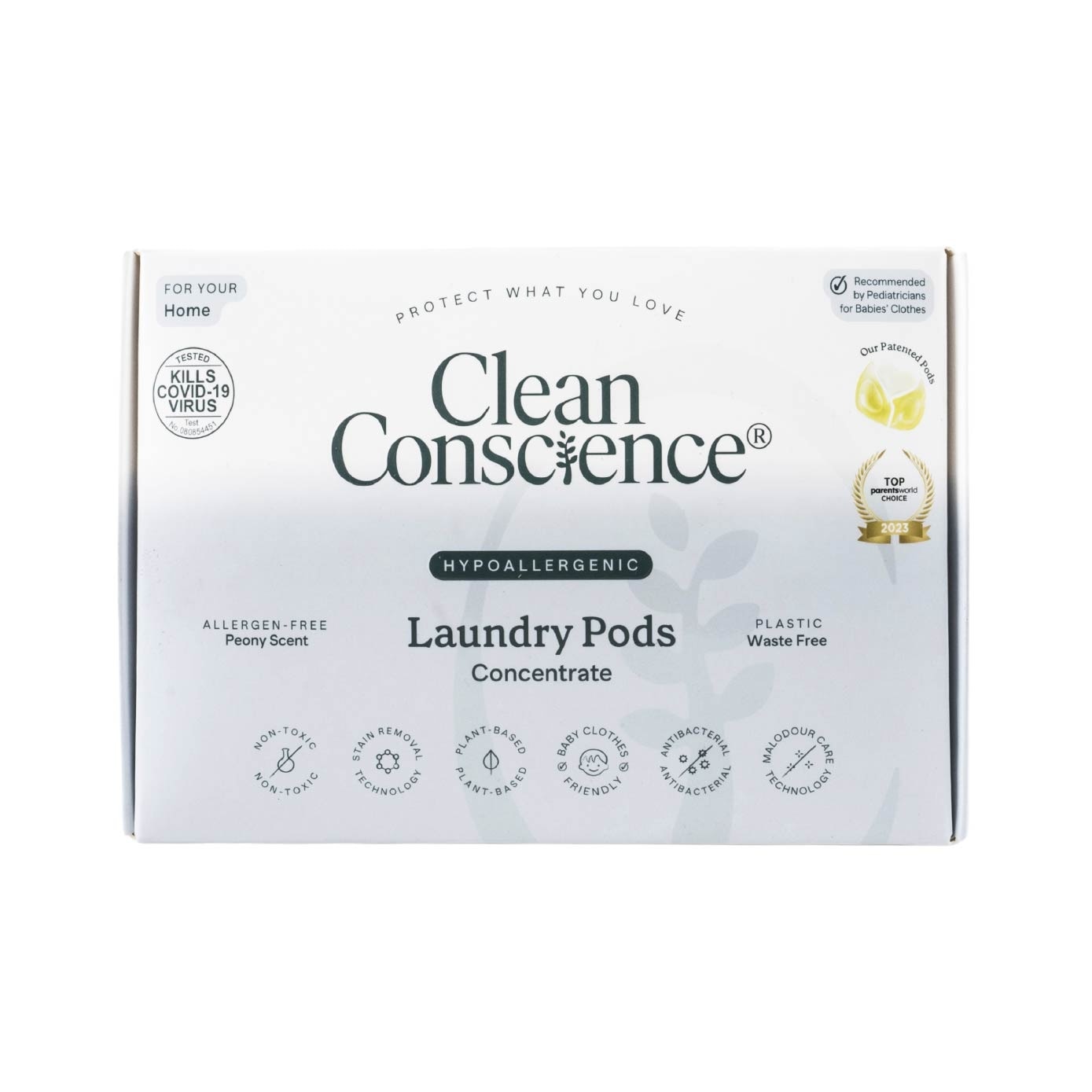 Laundry Pods Concentrate Hypoallergenic (Help Remove Undesirable Smells From Your Clothes) 21g X 20s