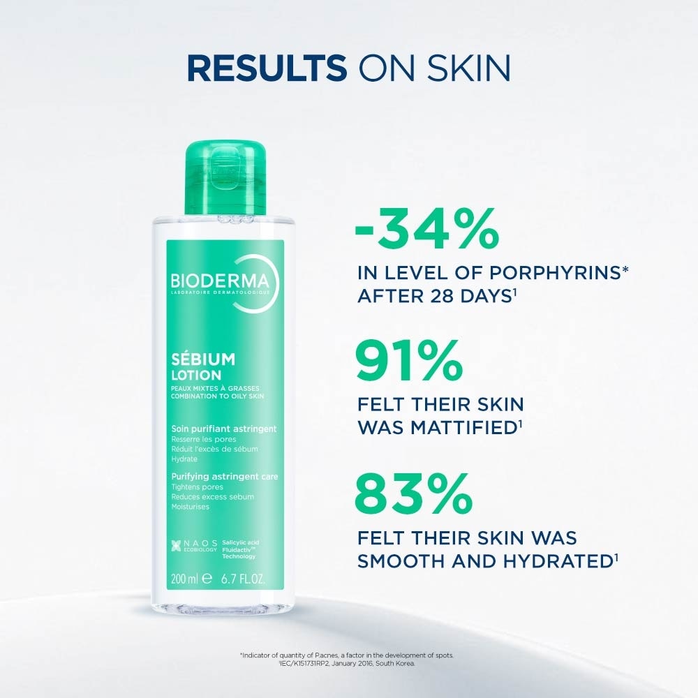Sebium Lotion Hydrating and Mattifying Toner (Oily to Acne-Prone Skin) 200ml