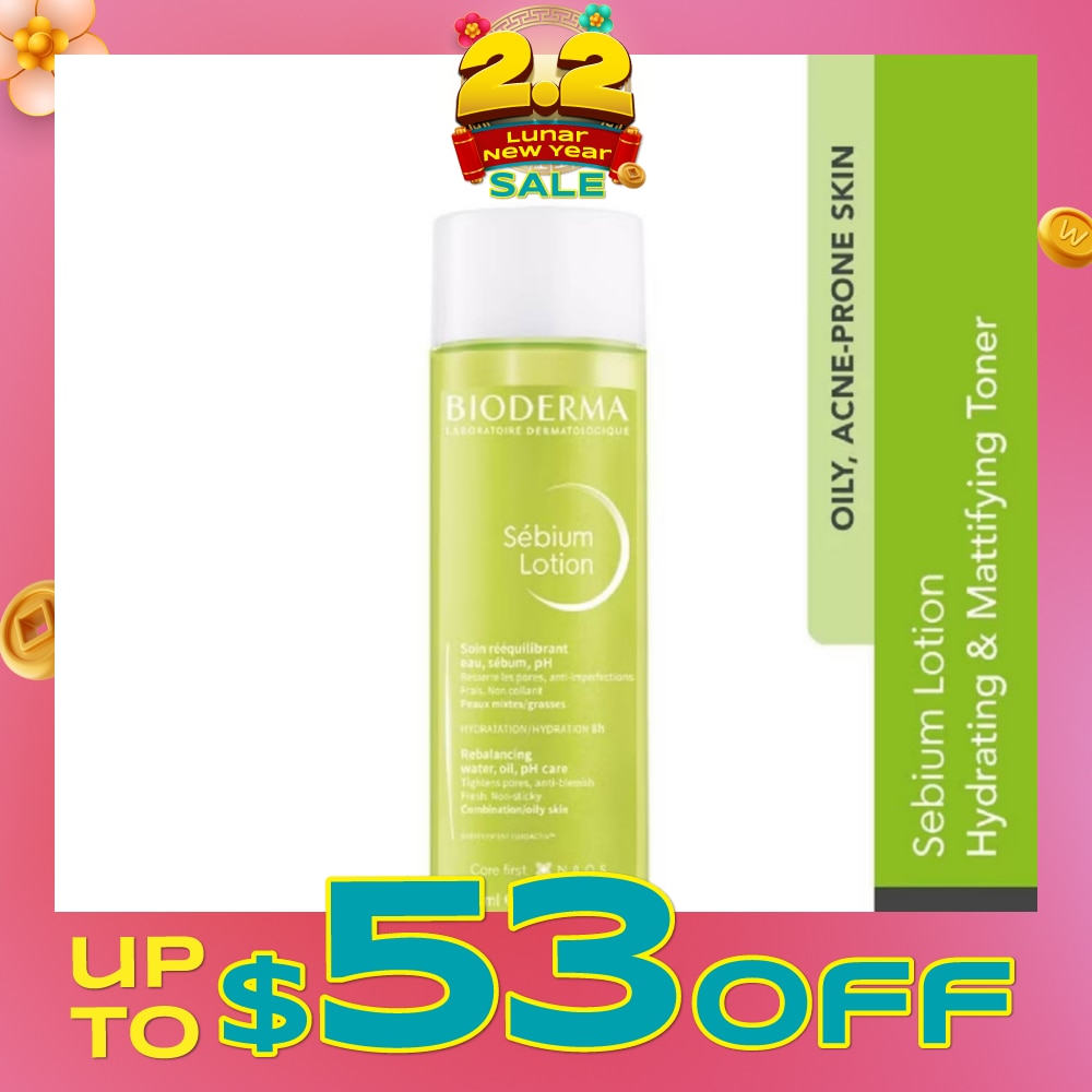 Sebium Lotion Hydrating and Mattifying Toner (Oily to Acne-Prone Skin) 200ml