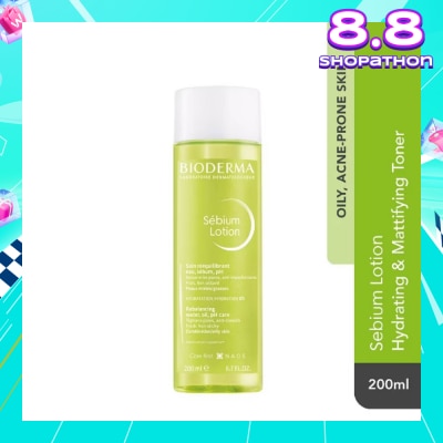 BIODERMA Sebium Lotion Hydrating and Mattifying Toner (Oily to Acne-Prone Skin) 200ml