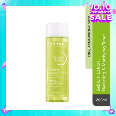 BIODERMA Sebium Lotion Hydrating and Mattifying Toner (Oily to Acne-Prone Skin) 200ml