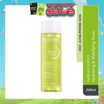 BIODERMA - Sebium Lotion Hydrating and Mattifying Toner (Oily to Acne-Prone Skin) 200ml