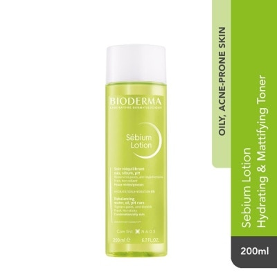 BIODERMA Sebium Lotion Hydrating and Mattifying Toner (Oily to Acne-Prone Skin) 200ml