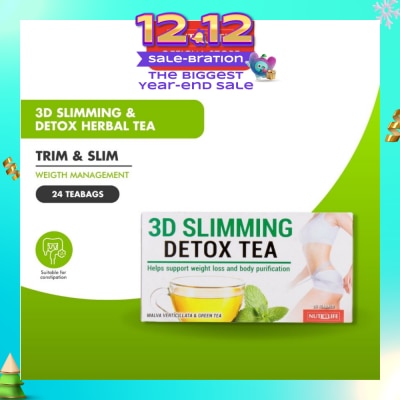 NUTRILIFE Herbal Tea Slim Detox Teabags 25s (Expiry: Jun`2026)