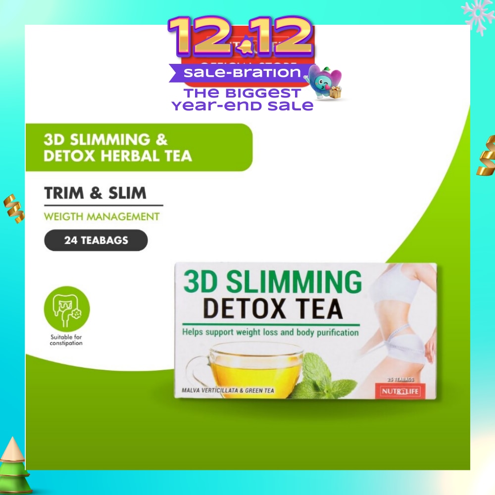 Herbal Tea Slim Detox Teabags 25s (Expiry: Jun`2026)