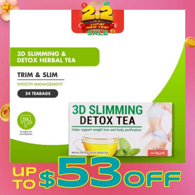 NUTRILIFE Herbal Tea Slim Detox Teabags 25s (Expiry: Jun`2026)