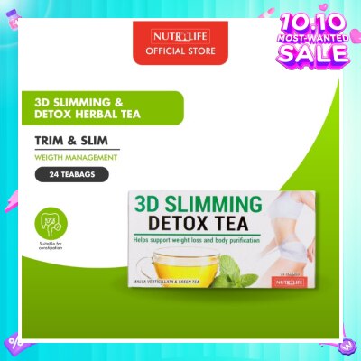 NUTRILIFE Herbal Tea Slim Detox Teabags 25s (Expiry: Jun`2026)