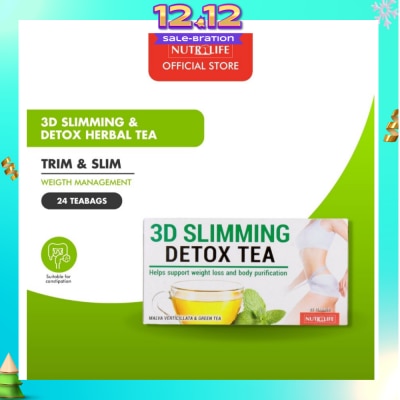 NUTRILIFE Herbal Tea Slim Detox Teabags 25s (Expiry: Jun`2026)