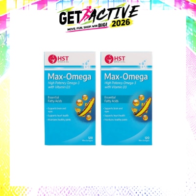 HST - Max-Omega Mini Softgels 120s x 2 image
