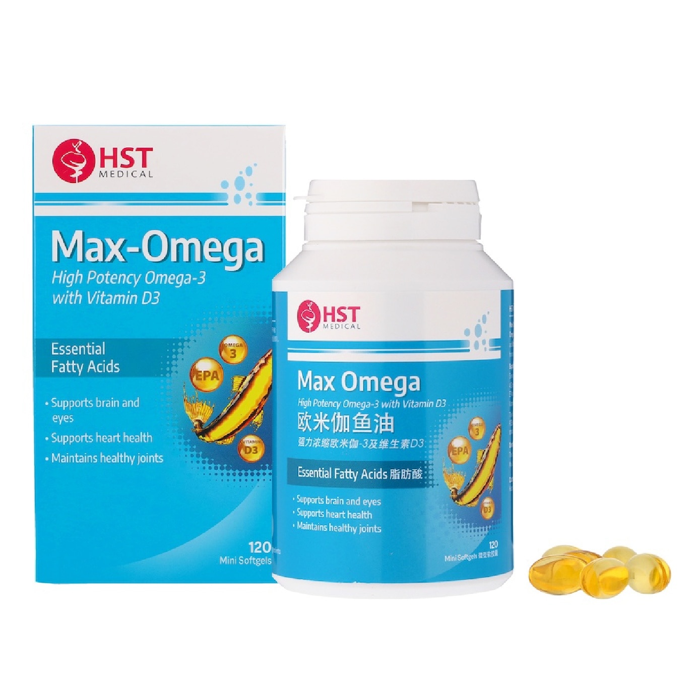 Max Omega Mini Softgels 120s x 2 image