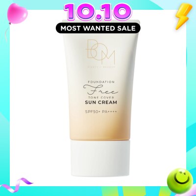 BOM Foundation Free Tone Cover Sun Cream SPF50+ PA++++ 50g image