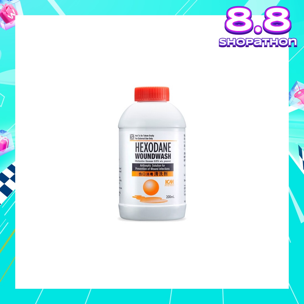 Hexodane Woundwash (Wound Infections Antiseptic Solution) 200ml