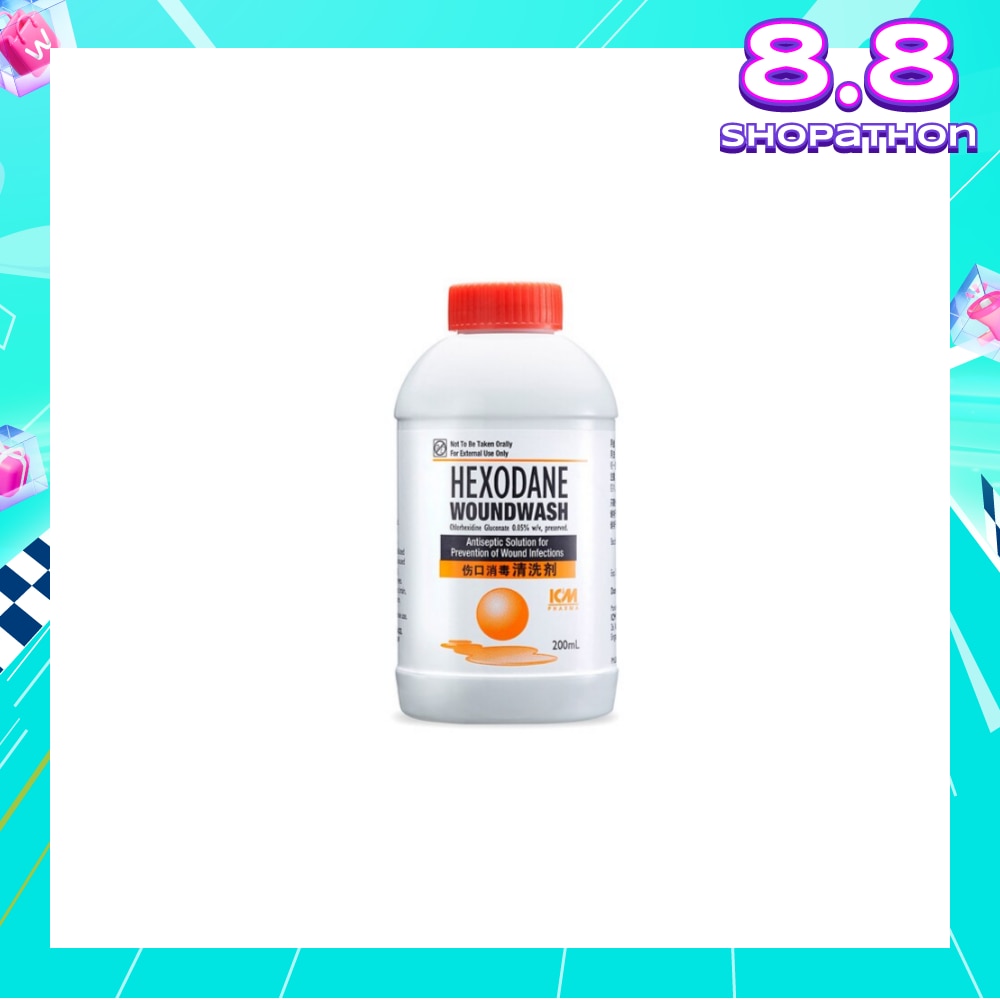 Hexodane Woundwash (Wound Infections Antiseptic Solution) 200ml