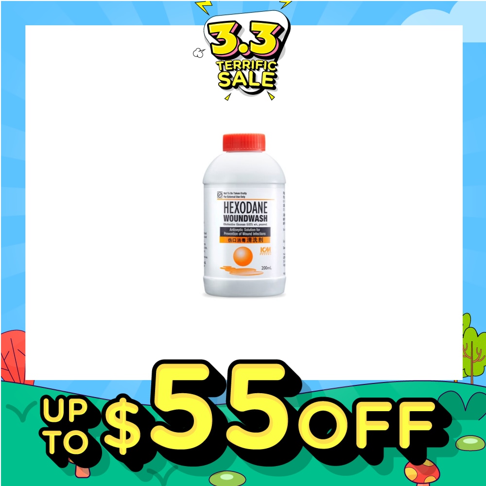 Hexodane Woundwash (Wound Infections Antiseptic Solution) 200ml