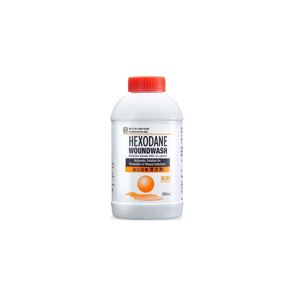 Hexodane Woundwash (Wound Infections Antiseptic Solution) 200ml