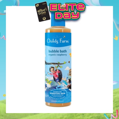 CHILDS FARM - Bubble Bath Organic Raspberry (Suitable for newborns and upwards) 250ml
