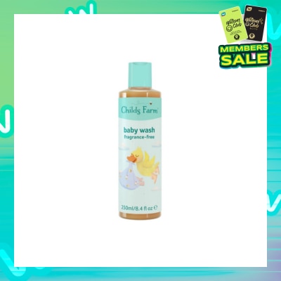 CHILDS FARM Baby Wash Fragrance-Free (Suitable for newborns and upwards) 250ml