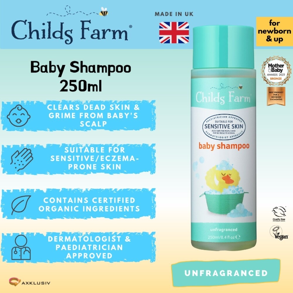 Baby Shampoo Fragrance-Free (Suitable for newborns and upwards) 250ml