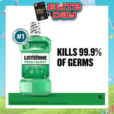 LISTERINE - Listerine Freshburst Mouthwash With Spearmint & 4 Essential Oil 1000ml