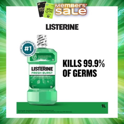LISTERINE - Listerine Freshburst Mouthwash With Spearmint & 4 Essential Oil 1000ml