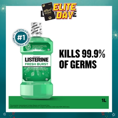 LISTERINE - Listerine Freshburst Mouthwash With Spearmint & 4 Essential Oil 1000ml