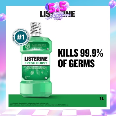 LISTERINE - Listerine Freshburst Mouthwash With Spearmint & 4 Essential Oil 1000ml