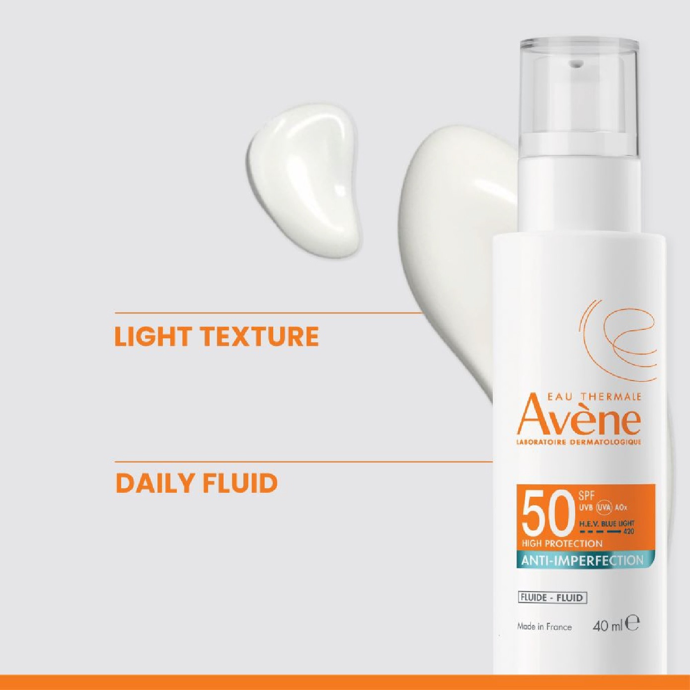 Anti-Imperfection Fluid SPF50 Lightweight Suncare 40ml
