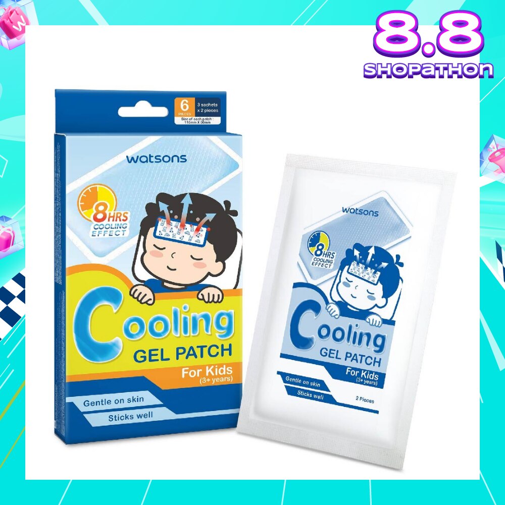 Cooling Fever Gel Patch Kids (Suitable for Above 3 Years Old + Up to 8 Hours Cooling Effect) 6s