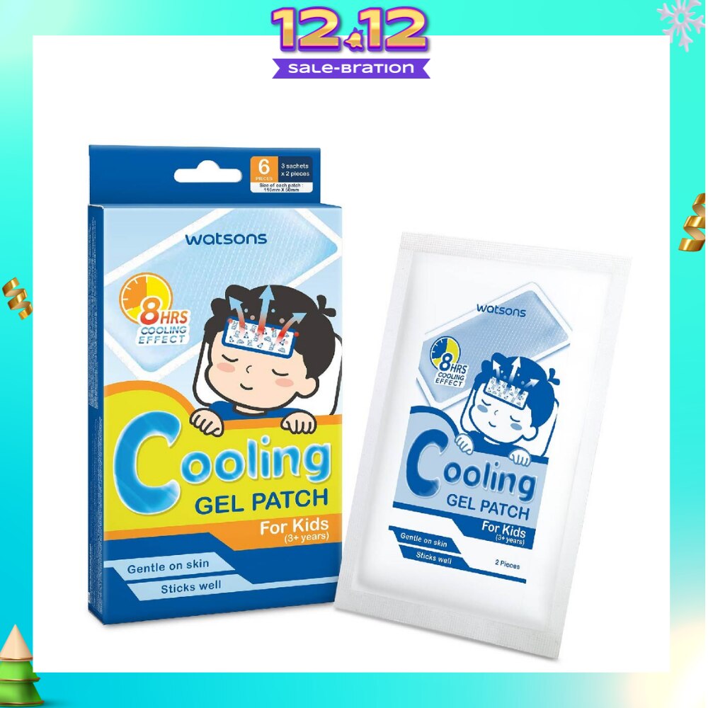 Cooling Fever Gel Patch Kids (Suitable for Above 3 Years Old + Up to 8 Hours Cooling Effect) 6s