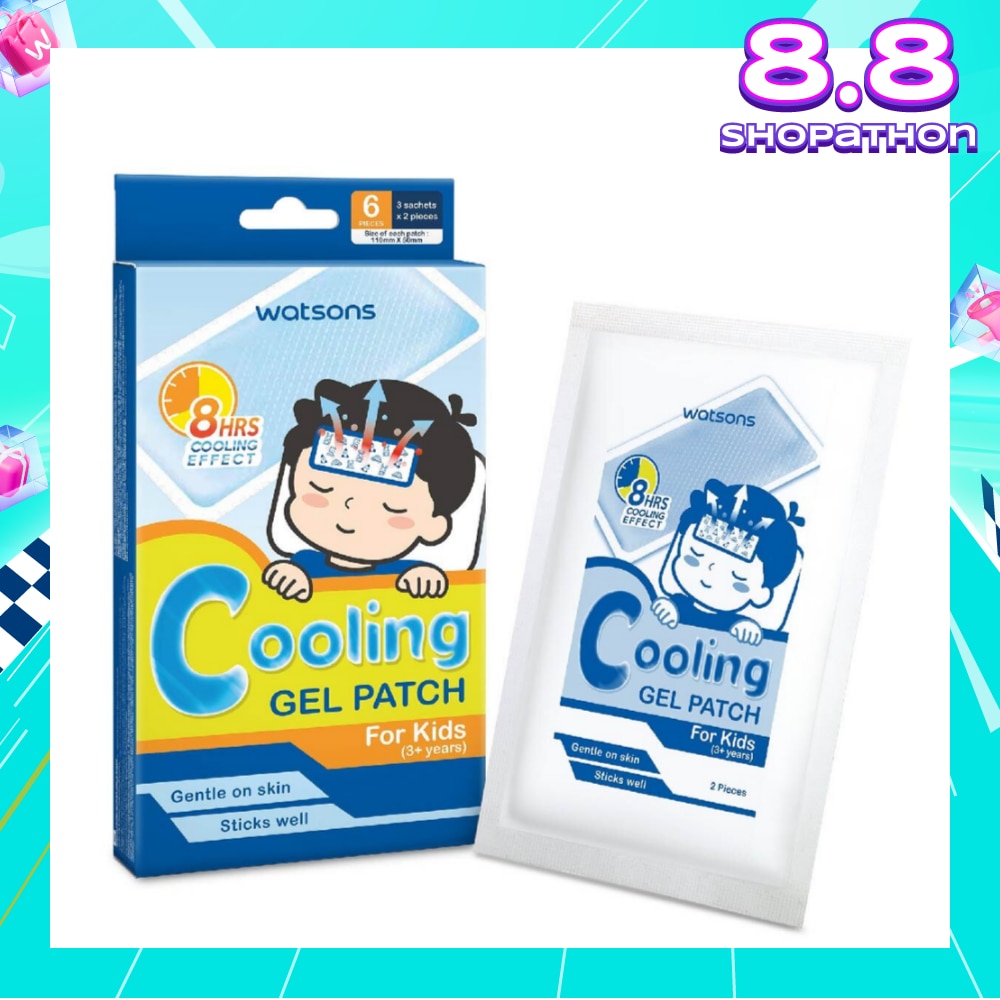Cooling Fever Gel Patch Kids (Suitable for Above 3 Years Old + Up to 8 Hours Cooling Effect) 6s