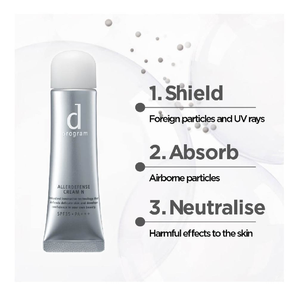 Allerdefense Cream Sunscreen SPF35 PA+++ (For Dry Sensitive Skin To Protect Against UV, Pollution & Dryness) 35g