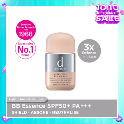 D PROGRAM Allerdefense Essence BB Natural  Beauty Sunscreen Spf43 PA+++ 40ml