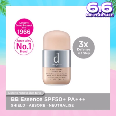 D PROGRAM Allerdefense Essence BB Natural  Beauty Sunscreen Spf43 PA+++ 40ml