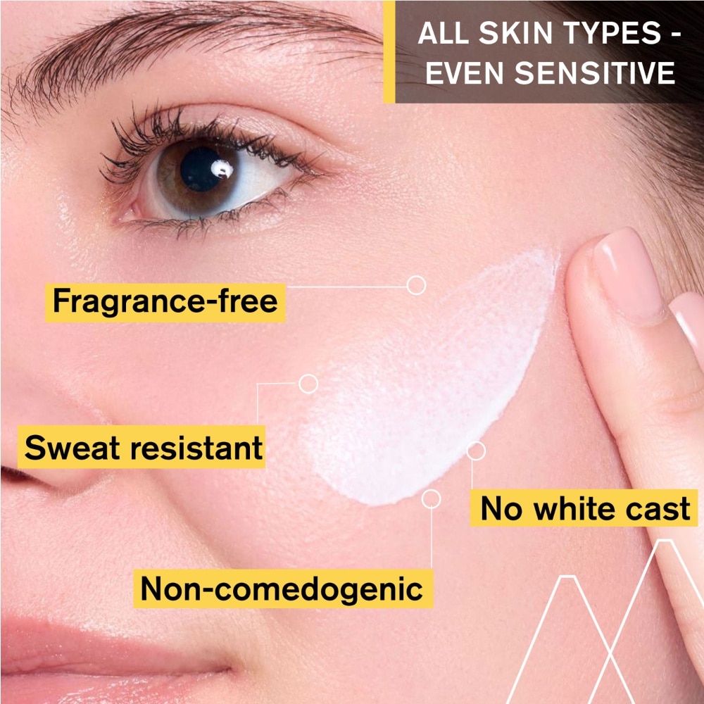 Bariesun Moisturizing Cream SPF50+ Unscented + Water Resistant (Helps Prevent Photoaging) 50ml