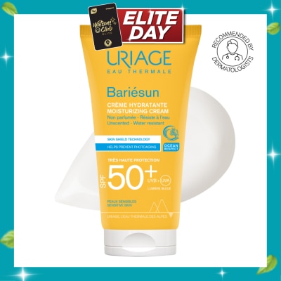 URIAGE Bariesun Moisturizing Cream SPF50+ Unscented + Water Resistant (Helps Prevent Photoaging) 50ml image