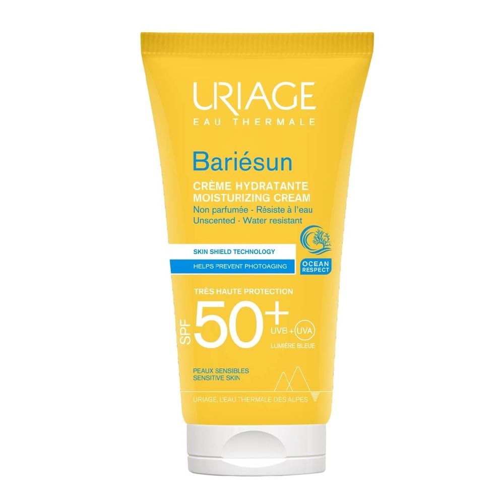 Bariesun Moisturizing Cream SPF50+ Unscented + Water Resistant (Helps Prevent Photoaging) 50ml