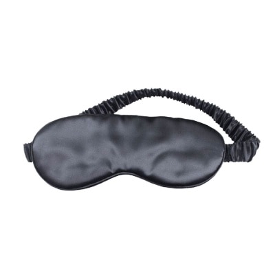 WHITE TROUSSEAU Aurelie Pure Silk Sleep Eye Mask Black 1s