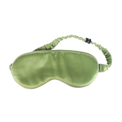 WHITE TROUSSEAU Aurelie Pure Silk Sleep Eye Mask Sage Green 1s