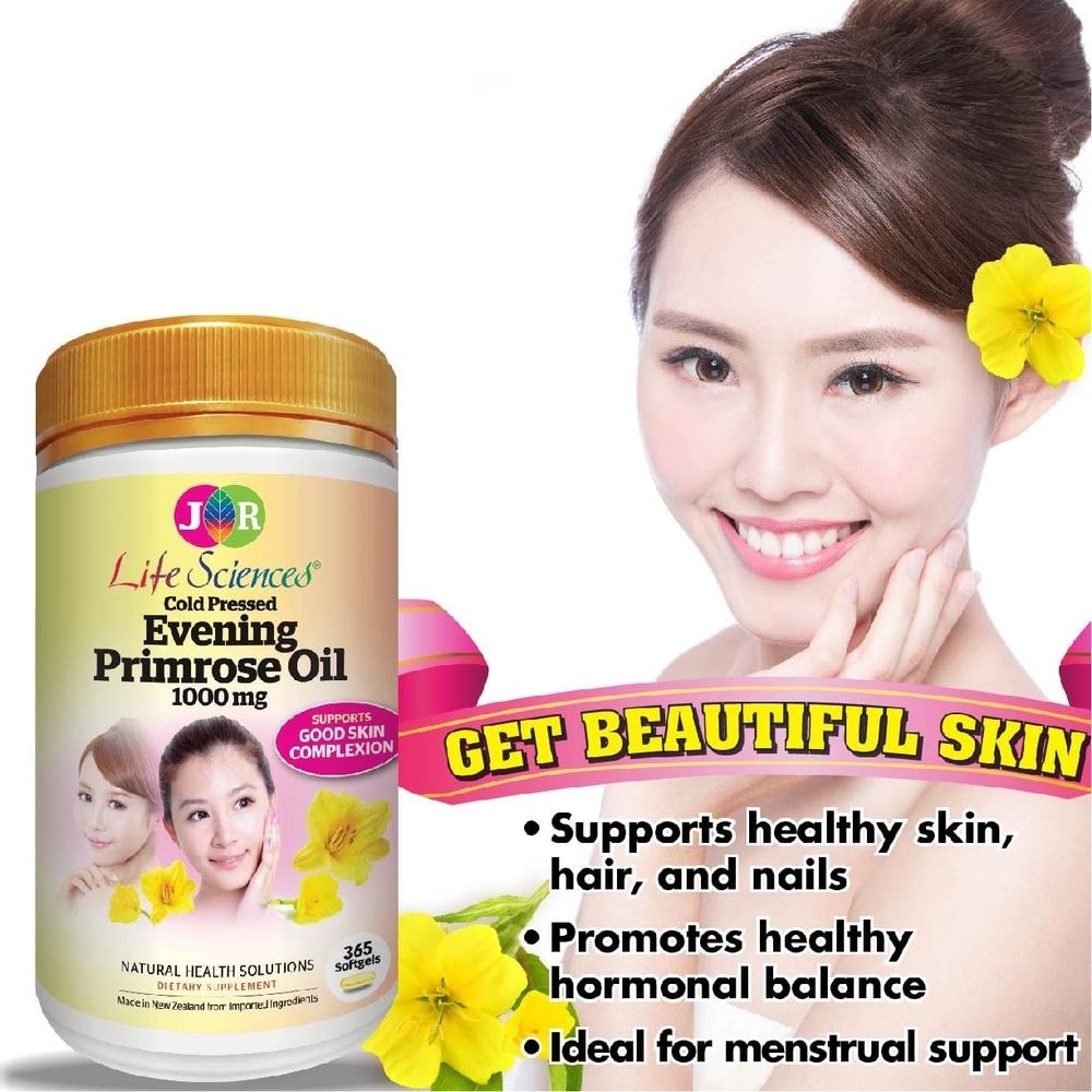 Evening Primrose Oil Softgel 1000Mg (Providing Support For The Establishment Of Healthy Hormonal Balance In Body) 300s