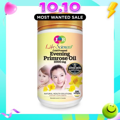JR LIFE Evening Primrose Oil Softgel 1000Mg (Providing Support For The Establishment Of Healthy Hormonal Balance In Body) 300s image