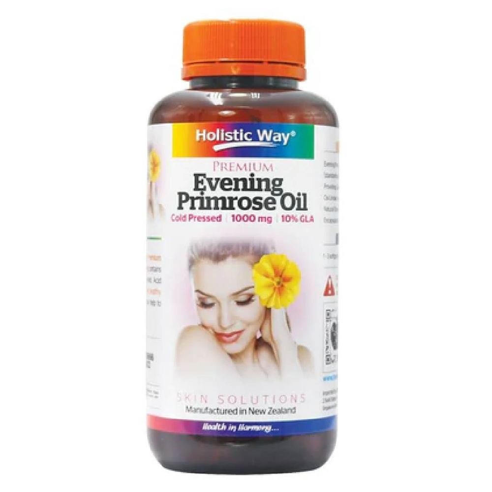 Premium Cold Pressed Evening Primrose Oil Softgel 1000Mg (For Good Skin Complexion) 120s