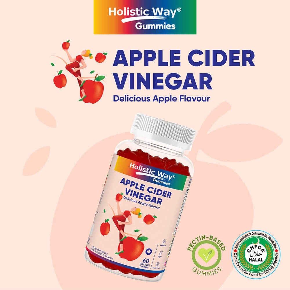 Apple Cider Vinegar Gummy Delicious Apple Flavour (Help Support Healthy Weight, Metabolism And Digestion) 60s