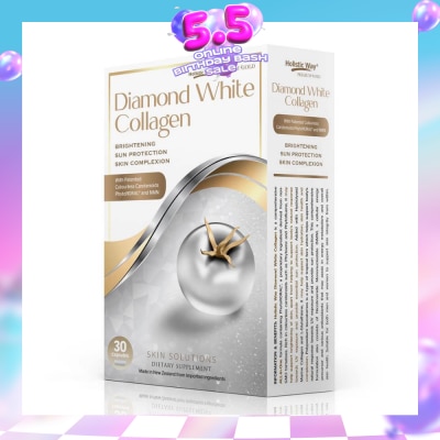 HOLISTIC WAY - Premium Gold Diamond White Collagen Capsule (For Brightening + Sun Protection + Skin Complexion) 30s