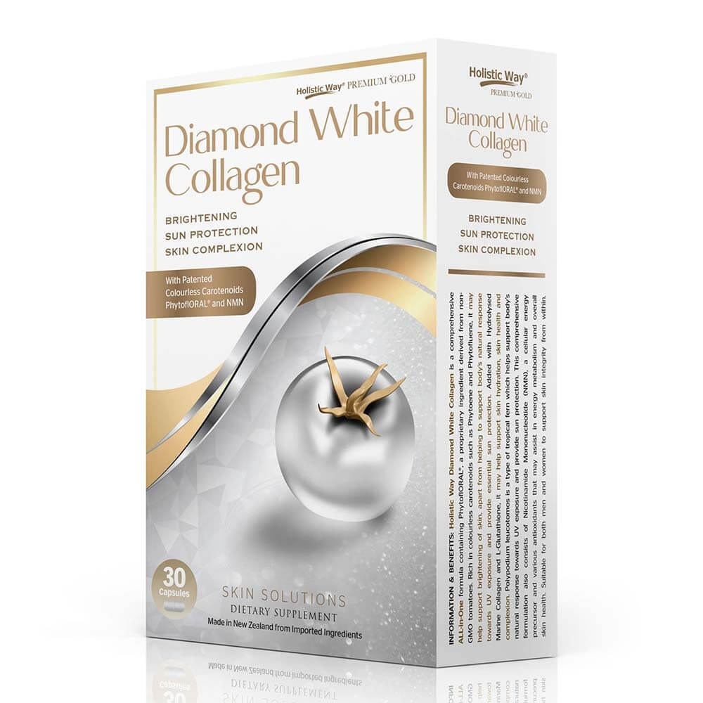 Premium Gold Diamond White Collagen Capsule (For Brightening + Sun Protection + Skin Complexion) 30s