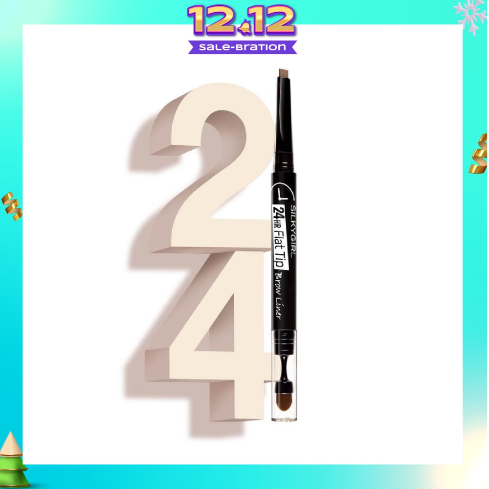 24H Flat Tip Brow Liner 01 Natural Brown