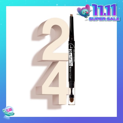 SILKYGIRL 24H Flat Tip Brow Liner 01  Natural Brown