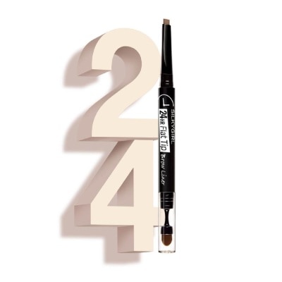 SILKYGIRL 24H Flat Tip Brow Liner 01  Natural Brown