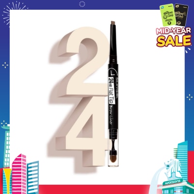SILKYGIRL 24H Flat Tip Brow Liner 02 Dark Brown