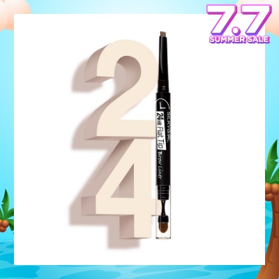 SILKYGIRL 24H Flat Tip Brow Liner 02 Dark Brown