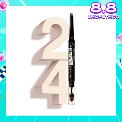 SILKYGIRL 24H Flat Tip Brow Liner 02 Dark Brown